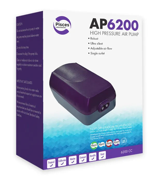 Pisces Aquatics Air Pump Ap6200