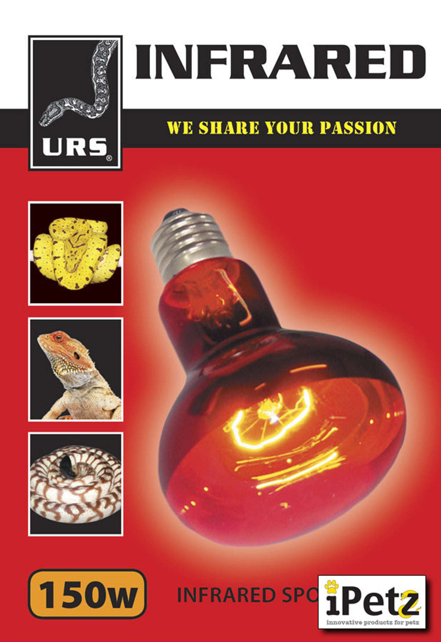 URS Infrared spot lamp 150w