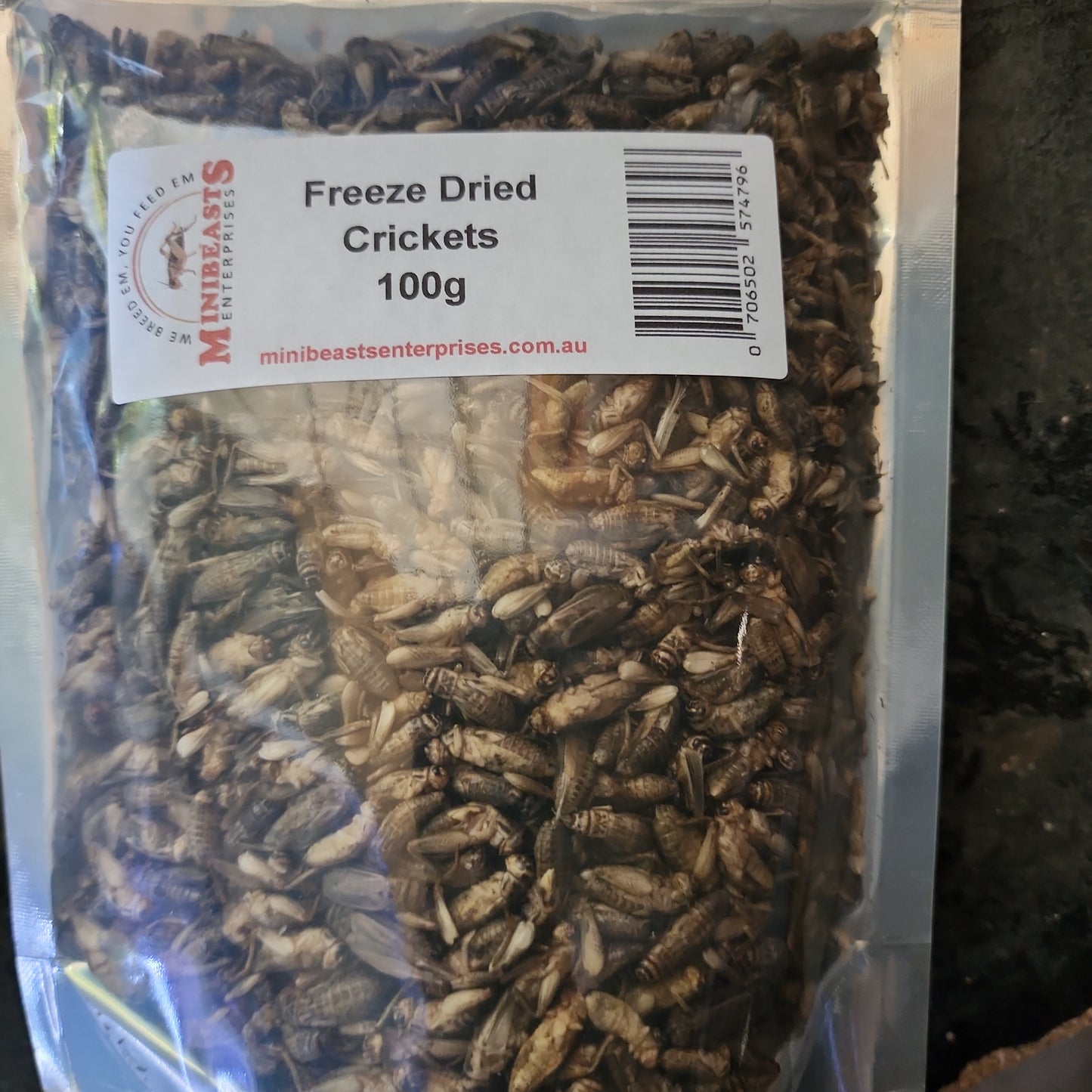 Minibeasts Freeze Dried Crickets 100g
