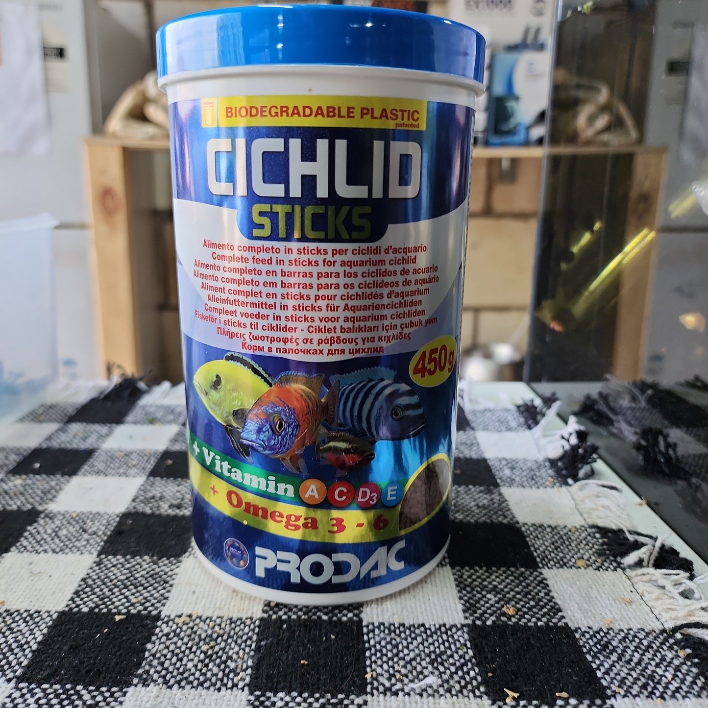 Prodac Cichlid Sticks 450G