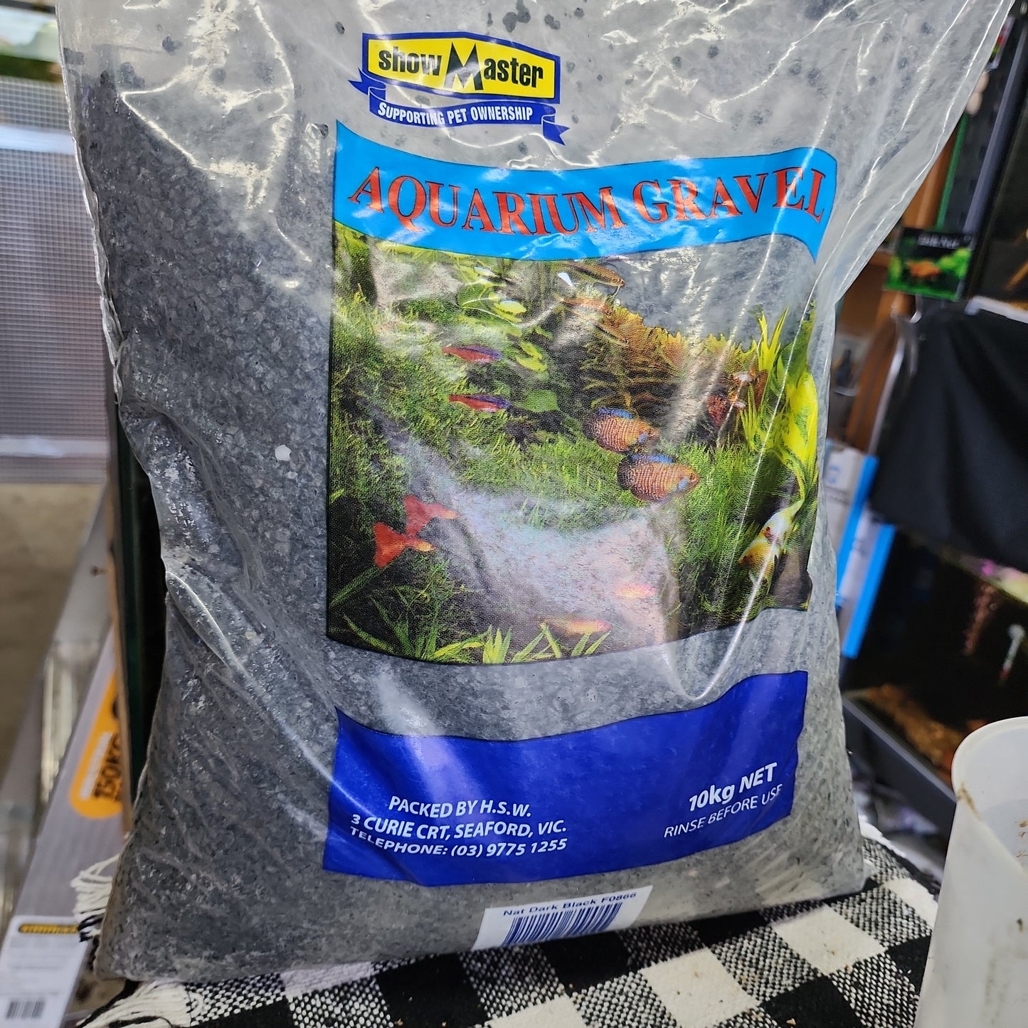 Showmaster Natural Dark gravel 10kg