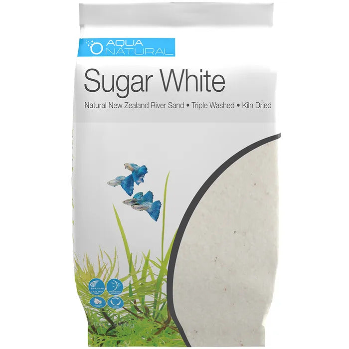 Sugar White Aquarium Sand 4.5kg Bag