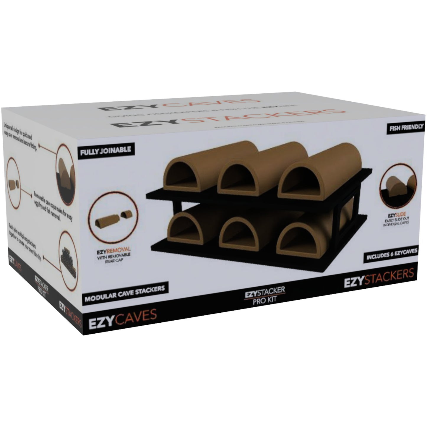 Ezy Stacker Pro Kit D Shape Light Brown