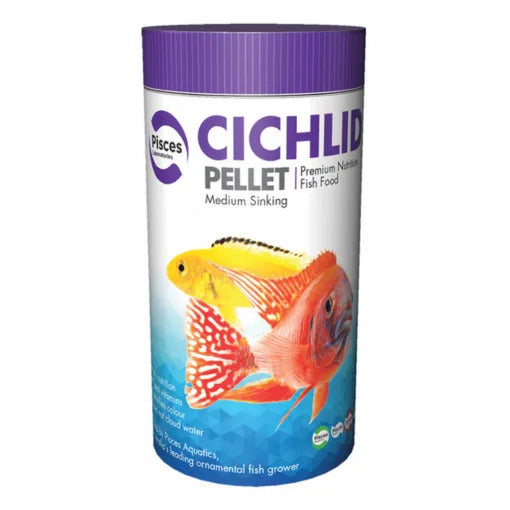 Pisces Aquatics Cichlid Pellet Med 140g